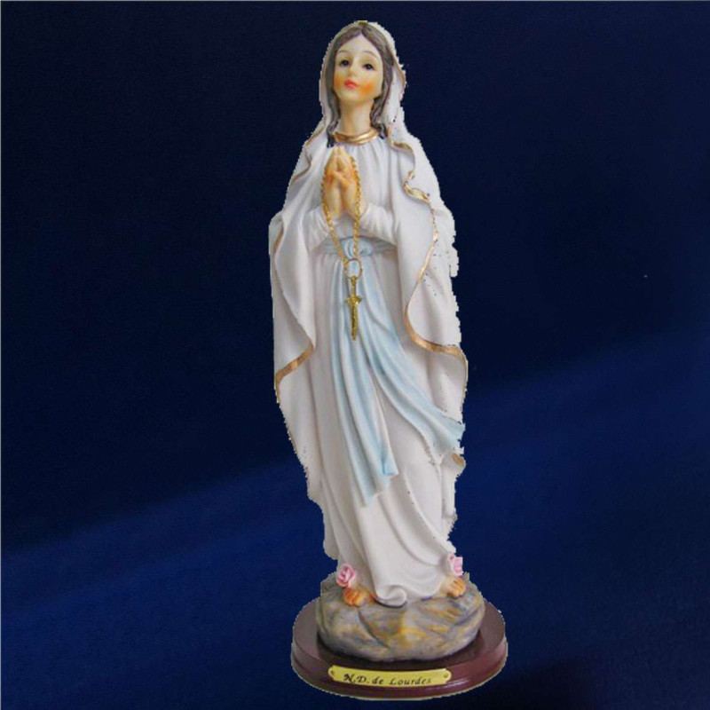 FIGURINE VIERGE LOURDES 40CM