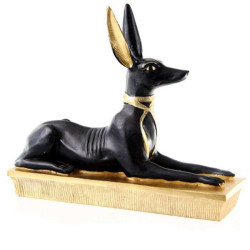 ESTATUILLA DE ANUBIS