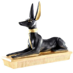 ESTATUILLA DE CHACAL ANUBIS