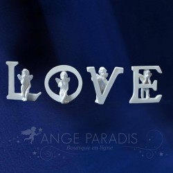 DECORACIÓN con ángeles blancos y románticos - Fiancailles