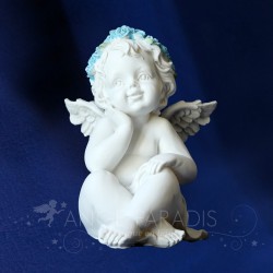ESTATUILLA DEL ÁNGEL AZUL