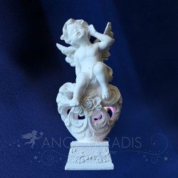 ESTATUETA DE ÁNGEL QUE ESCUCHA LIGERA