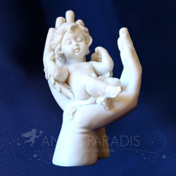 ESTATUILLA ÁNGEL DURMIENTE PROTECCIÓN GRANDE