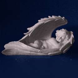 Escultura del ángel GIGANTE 37 CM