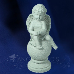 PARADIS DE ANGE 40 CM - GRAND STATUE ANGE BIG ASSISE
