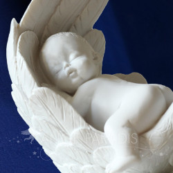 Estatuilla PLUMAS BEBÉ 20CM IZQUIERDA