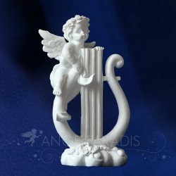FIGURINE ANGE LYRE