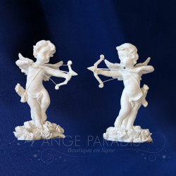 2 CUPIDON FIGURINES