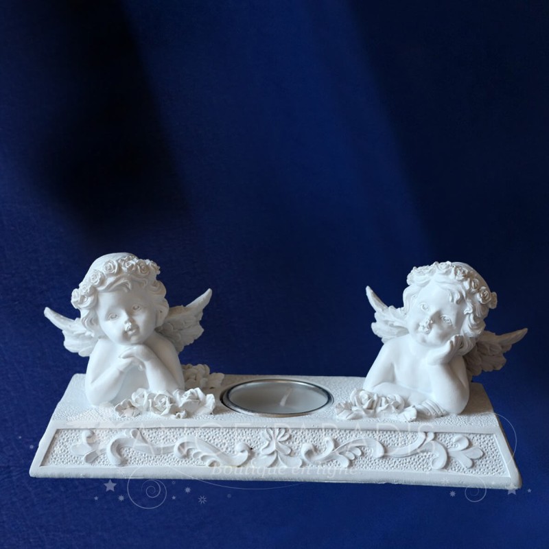 BOUGEOIR CHERUBIN 2 ANGES