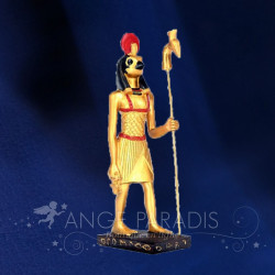 STATUETTE HORUS CON ANKH Y SCEPTER