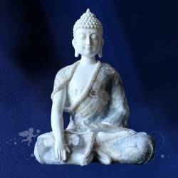 estatua zen boudah blanco