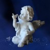 ESTATUA ÁNGEL PÁJARO 17CM