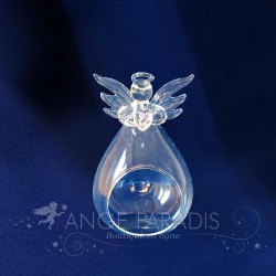 PORTAVELAS ÁNGEL DE CRISTAL