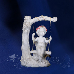 figura de ángel columpio para niños