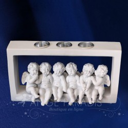 PORTAVELAS ÁNGEL: COMUNIÓN DE ÁNGELES