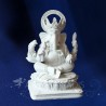 ESTATUILLA GANESH BLANCA 13.5CM