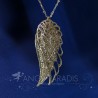 COLLAR ÁNGEL 2 ALAS GRANDES PLATA