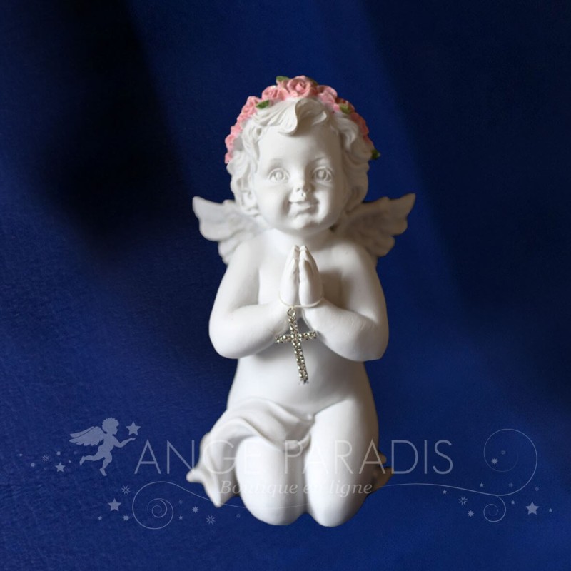 ESTATUETA DEL ÁNGEL DE TRANSPORTE ORANDO