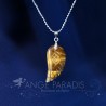COLLAR ALA DE ÁNGEL DE PIEDRA BLANCA