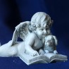 STATUETTE ANGE WITH A CHIEN