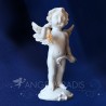 FIGURINE ANGE WITH FEUILLE DOREE