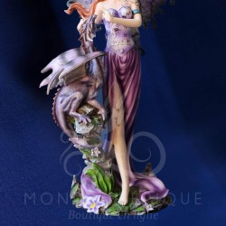 Figura Dragones de pie 22cm
