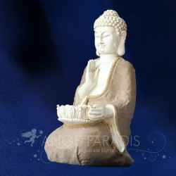 BOUDDHA ESTADO CON BOUGIE 33cm