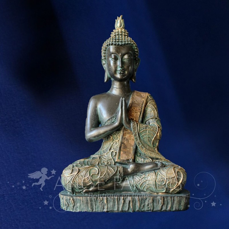 STATUETTE BOUDDHA NAMASTE