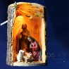 SCENE LUMINEUSE NAISSANCE JESUS CRECHE