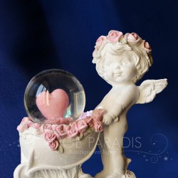 ÁNGEL Y GLOBO DE NIEVE ÁNGELES