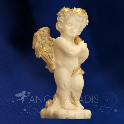 FIGURINE GANGE GROS CUPIDON DOREE 42cm