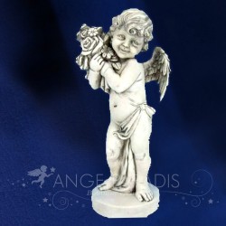 FLORES DE ÁNGEL - ESTATUA DE ÁNGEL 25cm