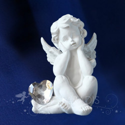 ÁNGEL ADMIRABLE CORAZÓN BRILLANTE - Figura ángel