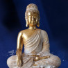 ESTATUA DE BUDA ORO Y BLANCO
