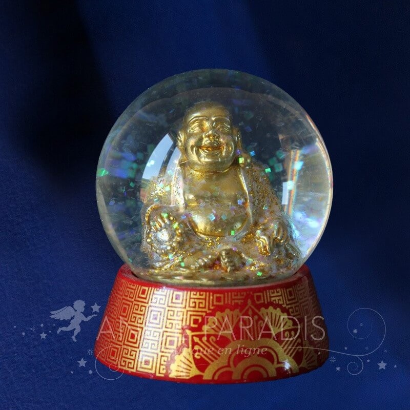 BOULE A NEIGE BOUDDHA