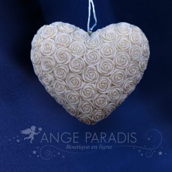 CORAZÓN DE ÁNGELES PARA COLGAR