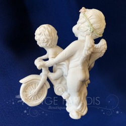 figuras ÁNGELES CON BICICLETA