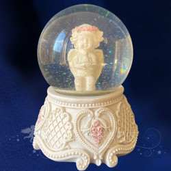 BOULE A NEIGE ANGE GRAND