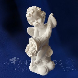 ESTATUILLA ÁNGEL CUERNO DE POBLACIÓN 20CM