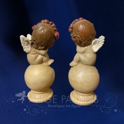 2 ÁNGELES QUERUBINES DE COLORES