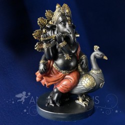 Estatuilla de resina Ganesh