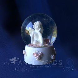 ángel globo de nieve