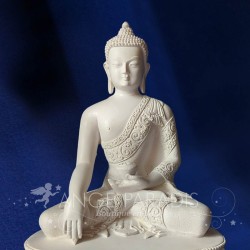 estatuilla de buda blanco