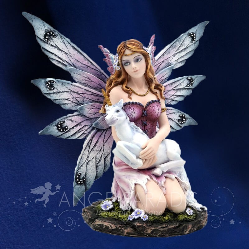 LICORNE PURPLE STATUET