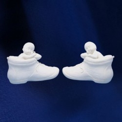 decoración de estatuilla de ángel bebé