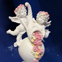 figurina ange fleur