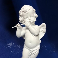 estatuilla de ángel musical