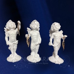 3 Figuras de ángeles hojas - 10cm