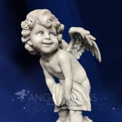 estatua de ángel de resina