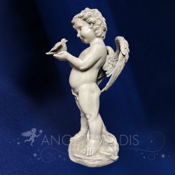 estatuilla de ángel pájaro